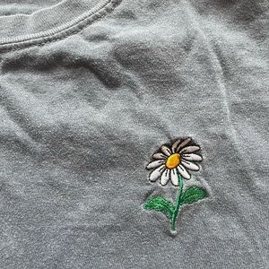 Sunflower Embroidery Tee